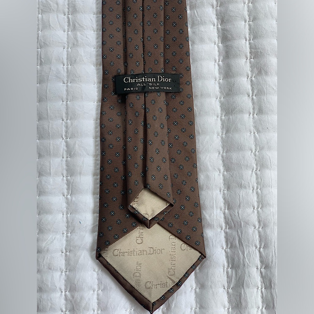 Christian Dior Mod Brown Silk